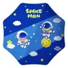 Guarda-chuva Infantil Personalizado com Cantos Arredondados e Fivela de Desenho Animado, Adequado para Meninos e Meninas do Ensino Fundamental, Guarda-sol e Guarda-chuva de Proteção Solar Seguros