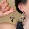Pendientes Retro con Borlas de Estilo Étnico Bohemio para Mujer, Diseño de Nicho de Alta Gama, Pendientes de Gancho Estilo Palacio
