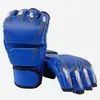 Guantes de Boxeo MMA para Hombre, Medio Dedo, Adulto Profesional Sanda Entrenamiento de Lucha, Guantes UFC para Saco de Arena para Mujer, Fitness