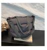 Bolso de Algodón Sobaco de Moda Nueva Tendencia Transfronteriza 2024 Bolso Bandolera Cruzado al Hombro Versátil de Gran Capacidad Bolso Tote para Desplazamiento