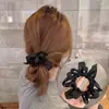 Accesorios para el Cabello con Lazo para Mujer, Gomas para el Cabello Plegadas de Alta Elasticidad, Gomas Elegantes para el Cabello, Gomas para el Cabello de Alta Gama