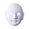 Kit de Materiales para Mascarilla de Ópera de Pekín DIY, Máscaras Blancas en Blanco para Manualidades, Actividad de Jardín de Infancia, Arte Graffiti Pintado a Mano para Niñas