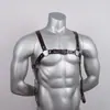 YSF proveedor cinturón de cuero para hombre restricción corporal correas para los hombros bondage estilo oscuro arnés de cuero SM