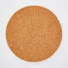 Posavasos Redondos de Corcho con Adhesivo, Cuadrados Autoadhesivos de Corcho con Adhesivo, Artesanías de Cerámica, Almohadillas Aislantes del Calor Antideslizantes