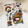 Pegatinas Lindas de Niña Espacial para Cuaderno Planas Adhesivas Lindas para Niños DIY Pegatinas para Taza de Agua Funda de Teléfono Versión Q