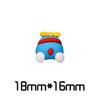 Accesorios para funda de teléfono de manzana Doraemon DIY Accesorios para hebilla de zapato Parche de resina Doraemon JUGUETE papelería Accesorios para vaso de agua