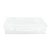 Caja de almacenamiento transparente portátil completamente vacía Caja de embalaje abatible para juguetes de rompecabezas Lego Caja de acabado para herramientas de ferretería