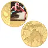 Moneda Conmemorativa de Héroe de Marvel Moneda Conmemorativa de Spider-Man Alrededor de la Moneda Conmemorativa Insignia de Moneda de Metal Fundido Regalo