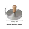 Venta Caliente Transfronteriza Acero Inoxidable Molde para Hamburguesa Pastel de Carne Artefacto para Pastel Cocina Bolas de Arroz Molde para Pastel de Hamburguesa