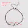 Venta Caliente Transfronteriza Geométrico Tubo de Barra en Blanco Logo Personalizado Collar Pulsera Mujeres Lujo Accesible Nicho Joyería de Alta Gama Accesorios