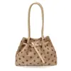Bolso de hombro de lunares de gran capacidad estilo coreano, nuevo modelo principios de otoño 2026, bolso tote personalizado, moderno para el trabajo y los desplazamientos, bolso de axila