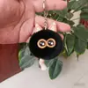 Lindo Colgante de Elfo de Piel Sintética de Visón, Llavero Adorable de Gato Mascota, Colgante para Bolso, Accesorio de Peluche para Regalo