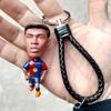 Muñeca estrella de fútbol Ronaldo Messinea Malvinius Mbappe Bellingham llavero colgante
