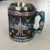 Taza de Agua de Resina y Acero Inoxidable Popular Creativa Transfronteriza, Copa de Vino Personalizada, Adornos de Regalo, Fabricante, Venta al Por Mayor