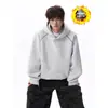 Hasselblad Diseño de Línea Sudadera con Capucha Vintage Lavada con Arena de Peso Pesado Ropa Exterior Holgada de Talla Grande para Adolescentes Marca de Tendencia