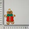 Desenho Animado de Natal Transfronteiriço Homem de Gengibre Borracha Macia PVC Patch Decoração de Cena Pingente de Chaveiro DIY Material Criativo