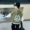 Conjunto de Sudadera con Capucha y Chaleco Estilo Coreano para Chicos Guapos Frescos Otoño Nuevas Llegadas Moda Top de Dos Piezas Conjunto de Moda