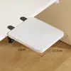 Tablero de extensión para escritorio, escritorio de oficina sin taladrar, organizador de escritorio expandible, plegable, ampliado y alargado, tablero de extensión con reposabrazos