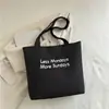 Bolsa de Lona Americana Retrô Verão 2025 Estilo Ins Grande Capacidade Estudante Roupas de Trabalho Bolsa de Ombro Literária Bolsa Tote para Aula