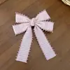 Pasador de Pelo con Lazo de Tela a Cuadros Japonesa y Coreana Dulce Fresco Estilo Universitario Simple Versátil Accesorio para el Cabello de Princesa