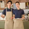 Roupa de Trabalho de Garçom Camiseta de Manga Curta Feminina Restaurante Restaurante de Hot Pot Churrascaria Loja de Chá com Leite Roupa Logotipo Bordado