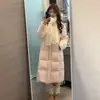 Chaqueta de Algodón Central de Drama Súper Bonita para Mujer 2026 Nueva Chaqueta de Algodón Gruesa de Invierno de Longitud Media Hasta la Rodilla Abrigo de Algodón Ropa de Abrigo