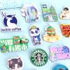 Imanes acrílicos para refrigerador, personalizados al por mayor, fabricantes de fuentes de personalidad, gotas de pegamento gruesas, lindas pegatinas magnéticas creativas de dibujos animados