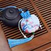 Venta al por mayor de bolsitas de ajenjo de estilo chino, bolsitas de borlas con colgante de coche con flor de ciruelo Hanfu de estilo chino, bolsita vacía