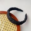Diadema coreana de ala ancha de color caramelo para mujer, estilo veraniego, con parte superior alta y estilo craneal, ideal para internet, ideal para salidas con todo tipo de combinaciones, para el lavado facial y paquetes de cabello.