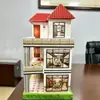 Villa semi-acabada Enviada con bolsa Artículos funerarios y de memorial 1 de octubre Festival de Comida Fría Villa Edificio Casa pequeña de estilo occidental