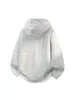 Sudadera con capucha tie-dye desgastada de comercio electrónico transfronterizo de Amazon, chaqueta deportiva holgada para primavera/otoño, con cremallera unisex