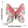 Pegatinas Bordadas Originales de Mariposas de Dibujos Animados, Parches Autoadhesivos DIY para Accesorios de Fundas de Teléfono Móvil, Pegatinas al por Mayor Listas para Usar