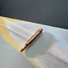 Venda Quente Transfronteiriça Aço Inoxidável Banhado a Ouro 18K Garrafa Memorial Criativa em Formato de Bala Pingente de Colar DIY Acessórios de Joias