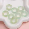 Pingente Anel de Corrida Moire de Vidro 25MM Anel de Conexão Circular Material DIY Feito à Mão Acessórios de Joia Bolsa de Material