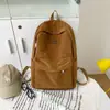 Mochila Retro Nueva de Gamuza para Mujer 2026 Mochila de Viaje de Gran Capacidad para Estudiantes de Secundaria y Preparatoria Bolso Escolar