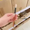 Pincéis de Maquiagem para Olhos de Lã Mista de Raposa Vermelha e Pelo Animal, Grandes, Médios e Pequenos para Aplicação de Sombra, Iluminação de Detalhes e Pincel de Contorno para Abaixo dos Olhos