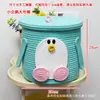 Cesta de Almacenamiento para Pastel de Muñeca Divertida Juguetes para Niños Cesta Tejida de Cuerda de Algodón de Dibujos Animados Caja Organizadora de Bocadillos para Escritorio de Sala de Estar