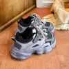 2026 Nueva Moda para Niñas Zapatos de Papá con Felpa Adicional Malla Otoñal Velcro Suela Suave Niños Medianos y Grandes Zapatos Deportivos Casuales
