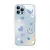 Adecuado para Carcasa de Teléfono Móvil Apple 14 Cara Sonriente Corazón Degradado 12 Nuevo Estilo 15 Vidrio 13Pro Pareja Nuevo Estilo 16