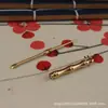 Palito de latão colher de ouvido pingente de chave cobre puro multi-funcional portátil armazenamento escavação metal colher de ouvido limpador de palito