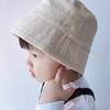 Ins Sombrero de Cubo Coreano para Bebé Hombres y Mujeres Primavera y Otoño Estilo Coreano Sencillo Verano Sombrero de Pescador para Niños 1-3 Años Sombrero Protector Solar Moderno