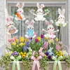 Inserciones de Piso de Pascua Nuevas Transfronterizas Huevos de Fiesta de Pascua Macetas para Interiores y Exteriores Inserciones para Macetas Señales Decorativas