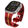 Adecuado para Apple Watch Acero Inoxidable Color Titanio Metal Iron Man Correa de Reloj Integrada Mejorada Transfronterizo