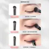Cangzhou Set de 6 Pinceles para Sombra de Ojos de Cerdas Suaves Maquillaje de Ojos Difuminado Delineador de Ojos Hoja de Gusano Ojos Detalles Pincel Pequeño de Maquillaje