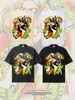 Camiseta de Manga Corta de Algodón Puro para Hombre 2026 Cross-Border Gunrose Band Verano, Cuello Redondo Estilo Americano, Hombros Caídos, Marca de Moda Manga Corta