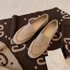 Los Nuevos Estilos de Otoño e Invierno Son Tan Cómodos de Usar~ Mocasines Planos Slip-On de Piel de Oveja con Punta Redonda y Puntiaguda Estilo Francés para Mujer