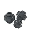 UPVC Estándar Americano Gris Oscuro a Unión Industrial Estándar Nacional Tubería de Plástico Espesada Accesorios de Unión Pvc