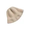 Nueva colección de otoño e invierno: 100% cachemir puro, sombrero simple de ala corta, estilo coreano, cálido, versátil y favorecedor para el rostro, moderno gorro de punto
