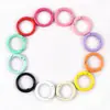 Fecho de Mola Colorido Criativo com Revestimento Galvanizado Anel Aberto Acessórios para Bolsa DIY Peças para Anel de Mola Joias Atacado