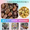 Guijarros rojos pulidos para paisajismo de patios, piedras amarillas pulidas para paisajismo de jardines, piedras de flor de lluvia naturales
